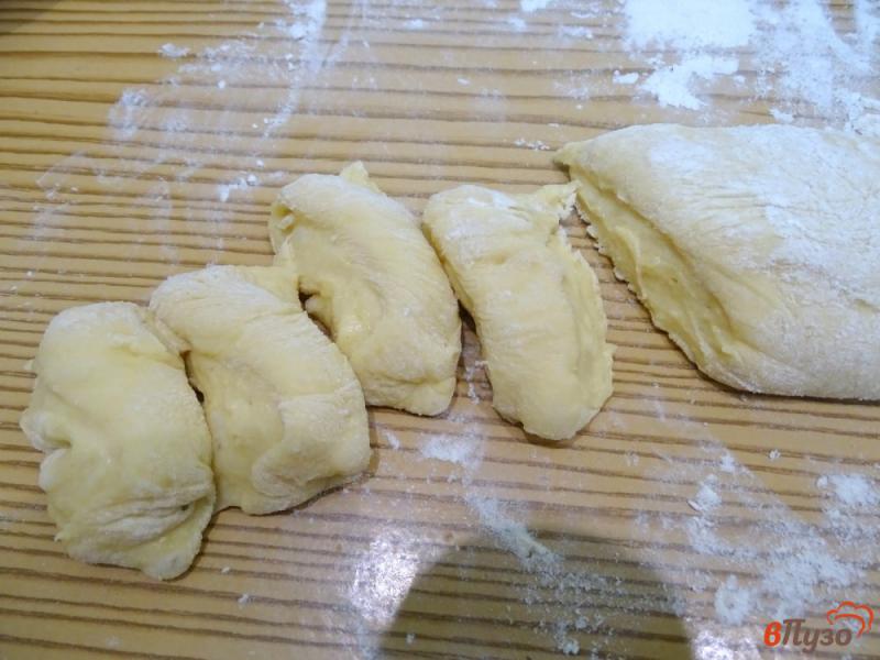 Фото приготовление рецепта: Пирожки с куриными желудками и картофелем шаг №15