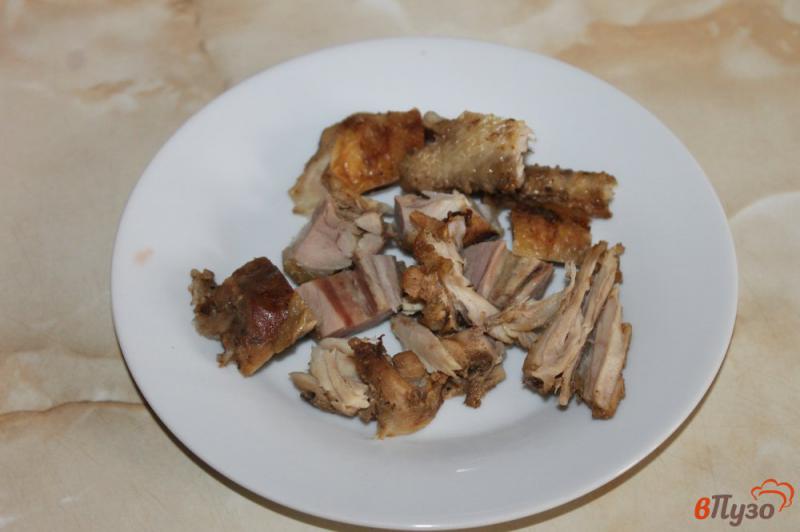 Фото приготовление рецепта: Картофельное рагу с болгарским перцем и курицей шаг №3