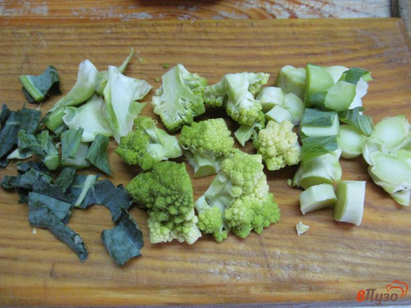 Фото приготовление рецепта: Овощи с беконом шаг №2