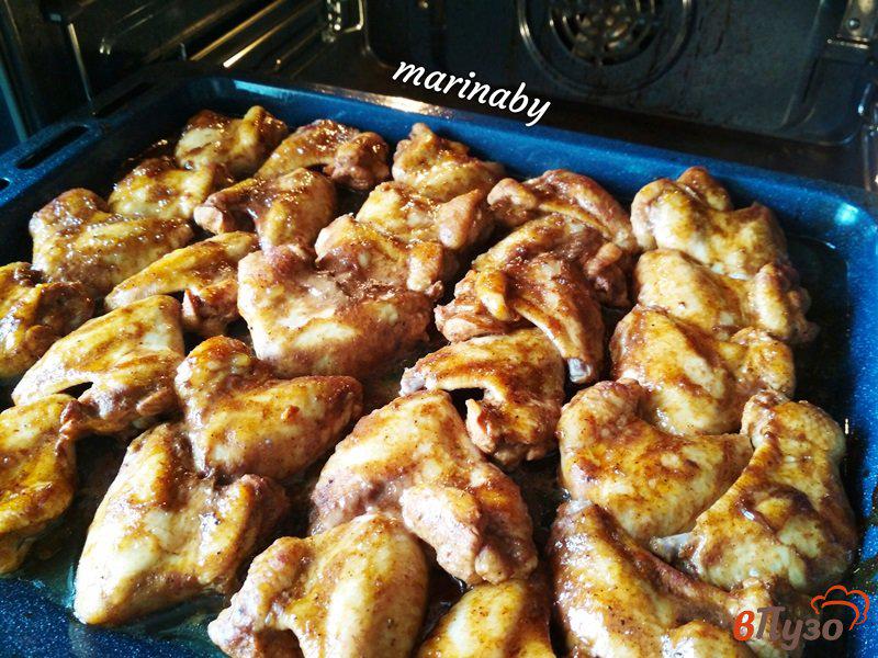 Фото приготовление рецепта: Куриные крылья в паприке шаг №7