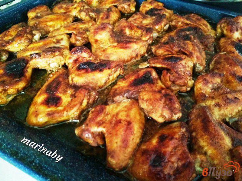 Фото приготовление рецепта: Куриные крылья в паприке шаг №8