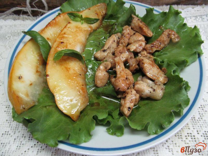 Фото приготовление рецепта: Куриное филе с дыней в азиатском стиле шаг №5