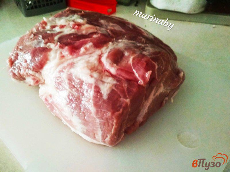 Фото приготовление рецепта: Свинина запеченная в аджике шаг №1