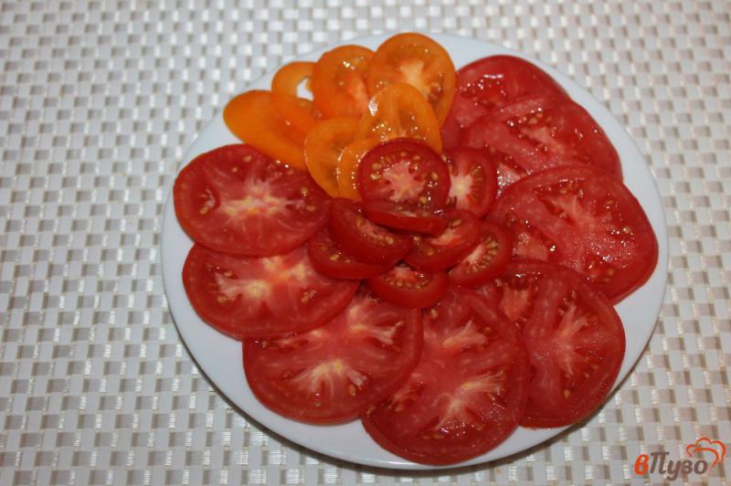 Фото приготовление рецепта: Закуска из томатов и феты шаг №2