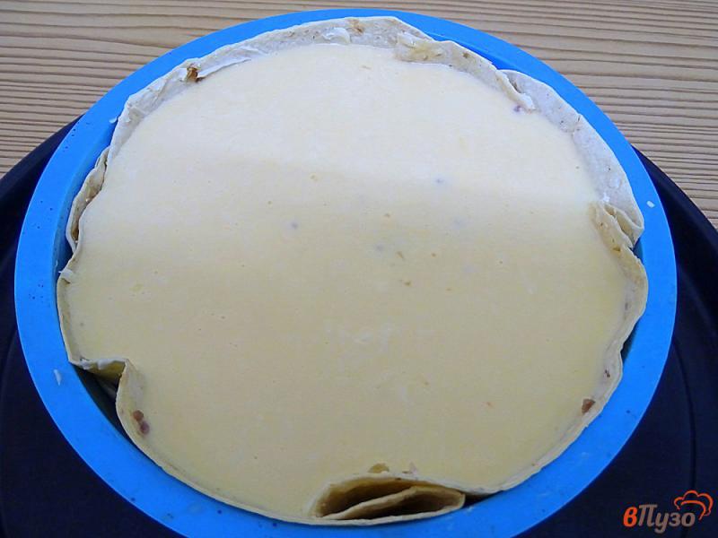 Фото приготовление рецепта: Пирог из лаваша с субпродуктами шаг №8