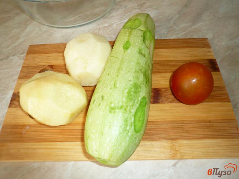 Фото приготовление рецепта: Овощная слоеная запеканка шаг №1