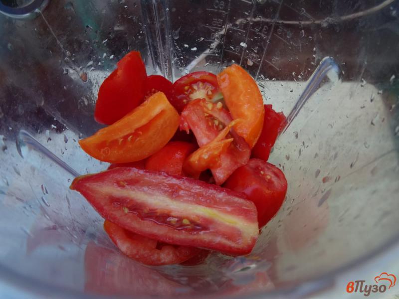 Фото приготовление рецепта: Густой томатный сок на зиму шаг №3
