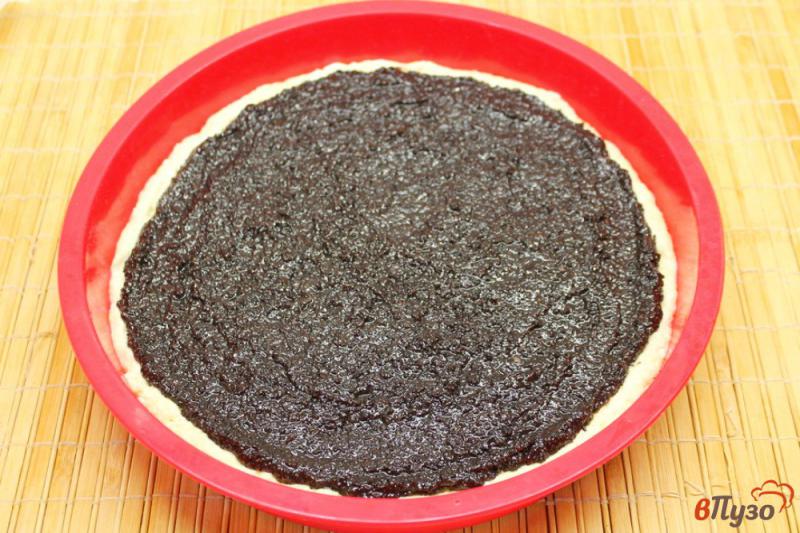 Фото приготовление рецепта: Творожный пирог с маковой начинкой шаг №7