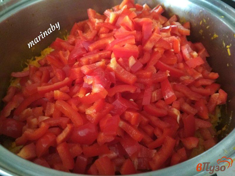 Фото приготовление рецепта: Домашнее лечо из овощей шаг №4