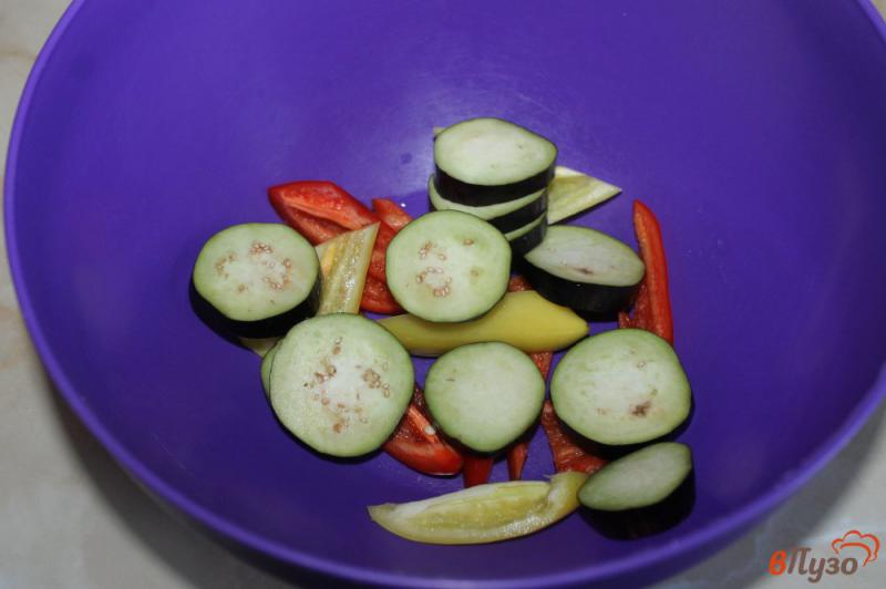 Фото приготовление рецепта: Запеченный овощной рататуй с брокколи в рукаве шаг №1
