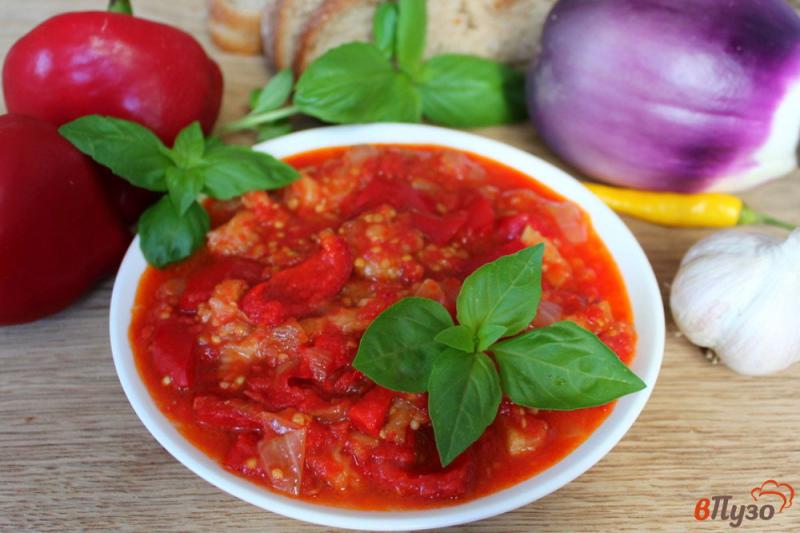 Фото приготовление рецепта: Гювече в томатном соусе шаг №6