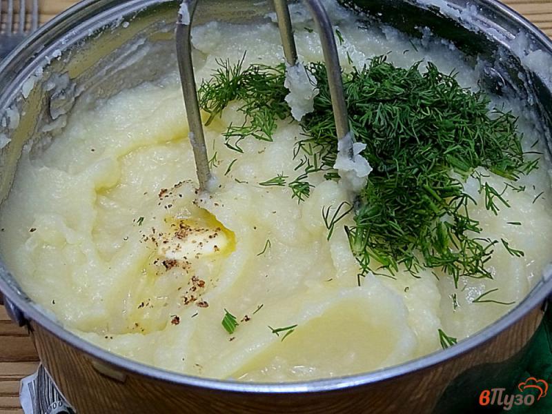 Фото приготовление рецепта: Картофельно - чесночный суп шаг №10