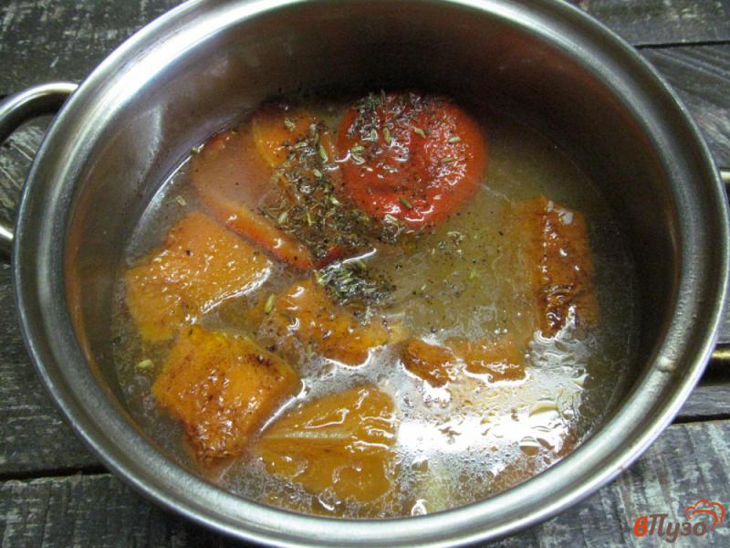 Фото приготовление рецепта: Марокканский тыквенный суп-пюре шаг №5