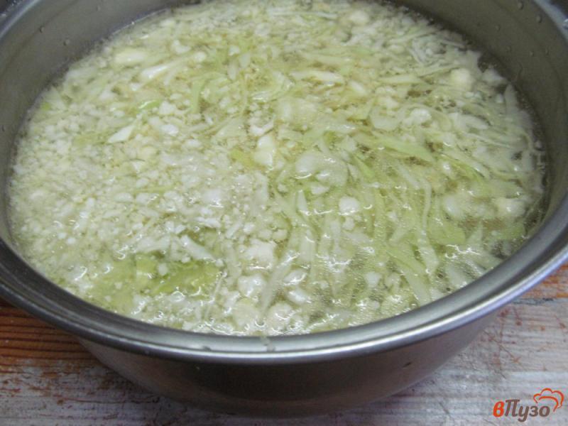 Фото приготовление рецепта: Борщ с цветной капустой и белокочанной шаг №5