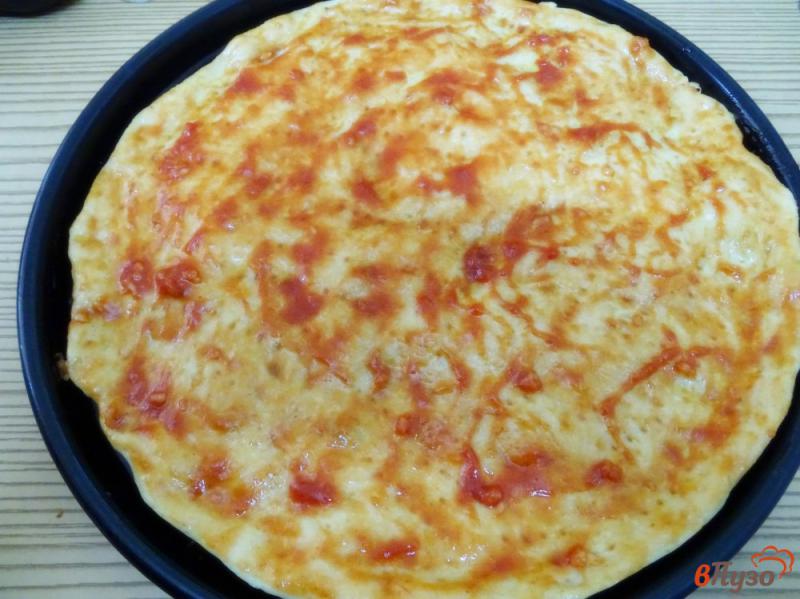 Фото приготовление рецепта: Овощная пицца шаг №4