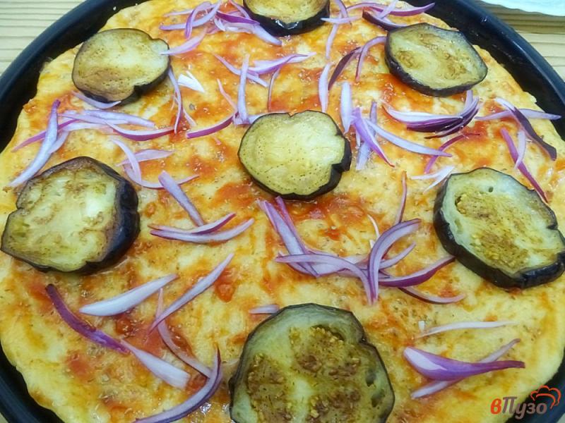 Фото приготовление рецепта: Овощная пицца шаг №9