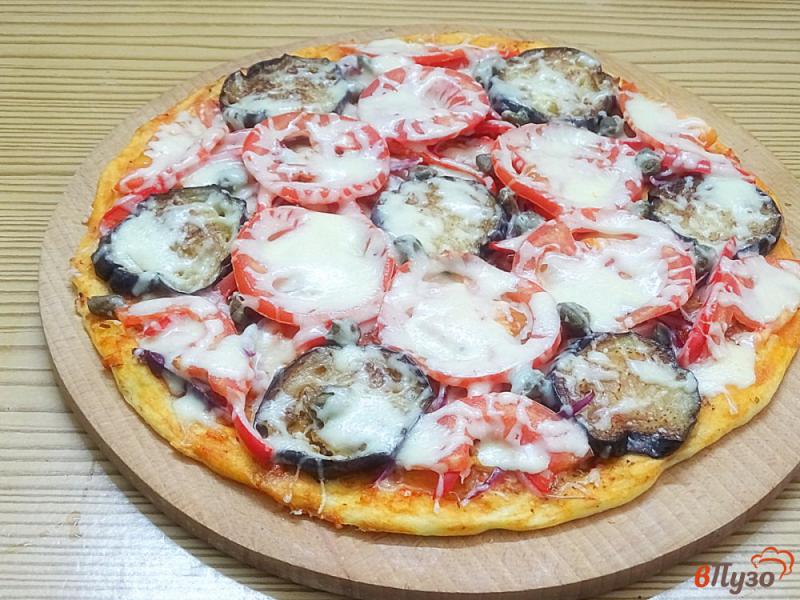 Фото приготовление рецепта: Овощная пицца шаг №14