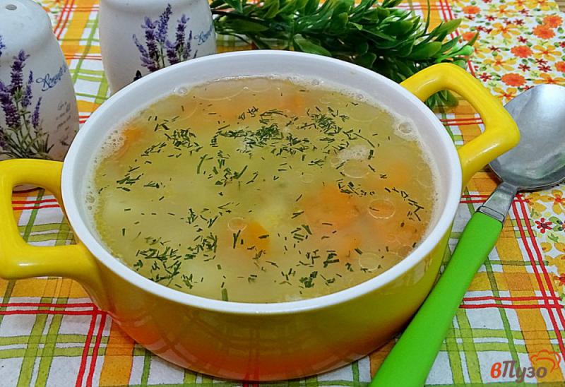 Фото приготовление рецепта: Классический гороховый суп без мяса шаг №9