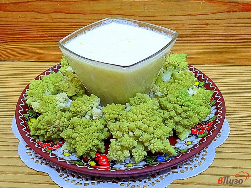 Фото приготовление рецепта: Капуста романеско с сырным соусом шаг №8