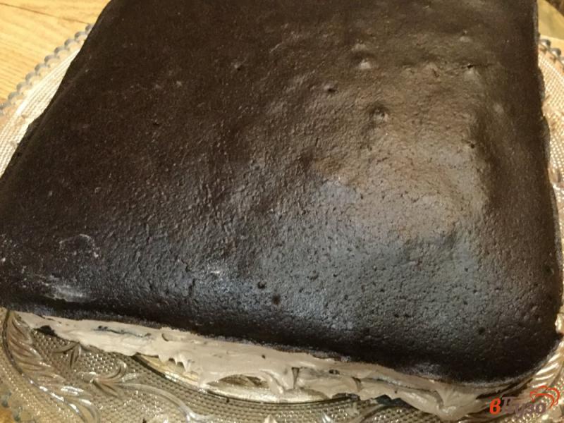 Фото приготовление рецепта: Торт шоколадный шаг №8