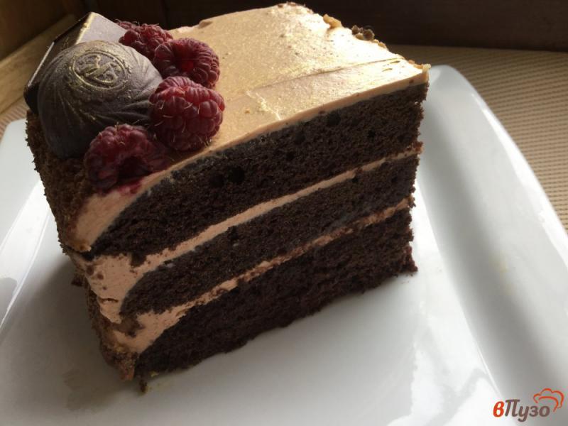 Фото приготовление рецепта: Торт шоколадный шаг №11