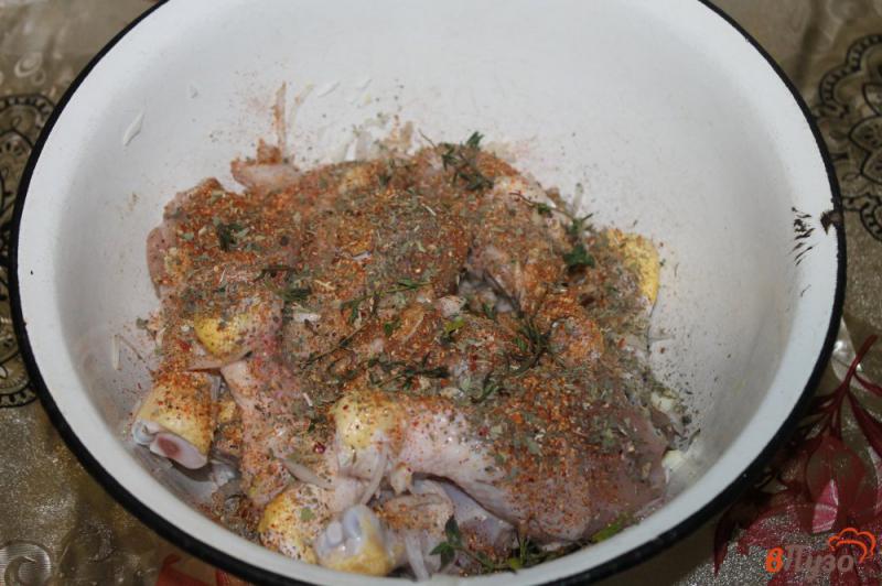 Фото приготовление рецепта: Шашлык из куриных голеней на гриле шаг №3
