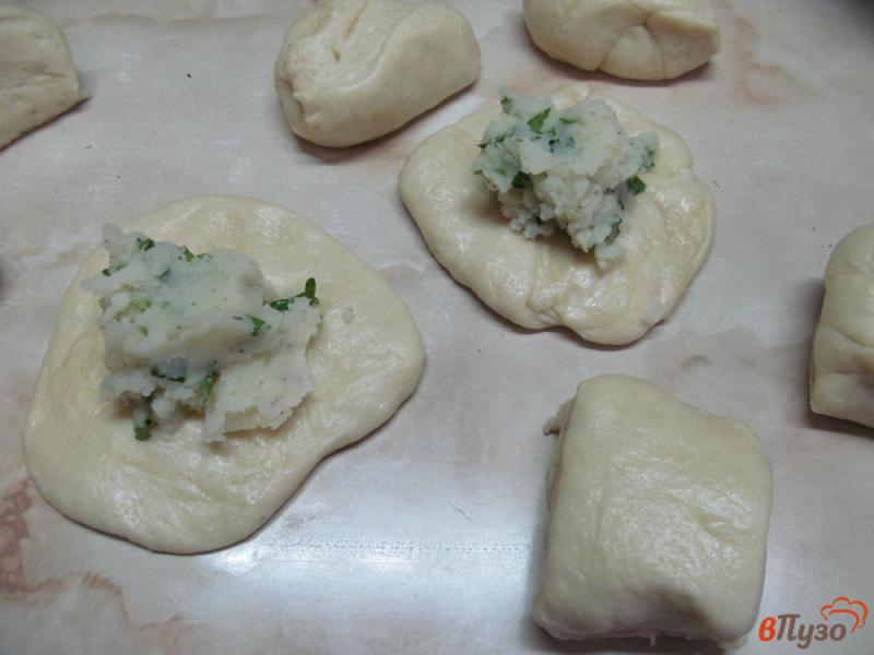 Фото приготовление рецепта: Разборной пирог с начинкой из картофеля шаг №6
