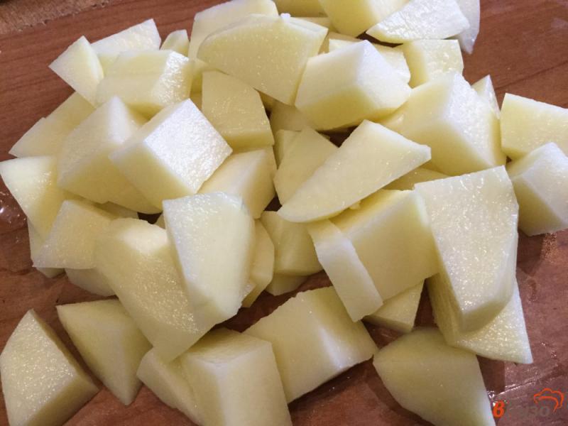 Фото приготовление рецепта: Картофель с тыквой в кефире, запеченные в духовке шаг №1