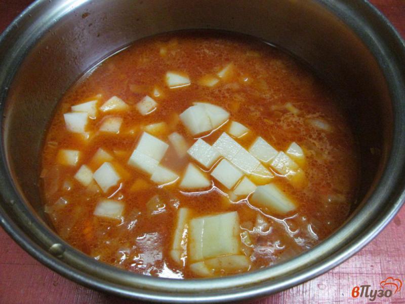 Фото приготовление рецепта: Турецкий суп из чечевицы с булгуром шаг №6
