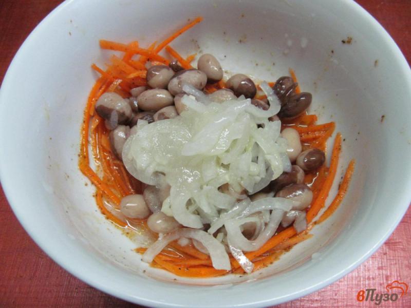 Фото приготовление рецепта: Фасоль по-корейски шаг №4