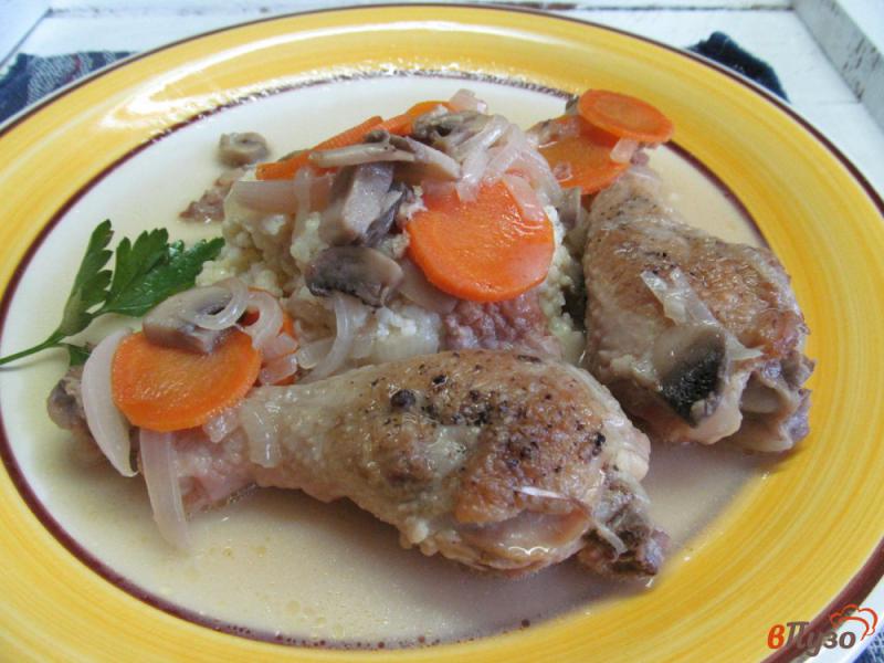 Фото приготовление рецепта: Куриные ножки по-французски шаг №9