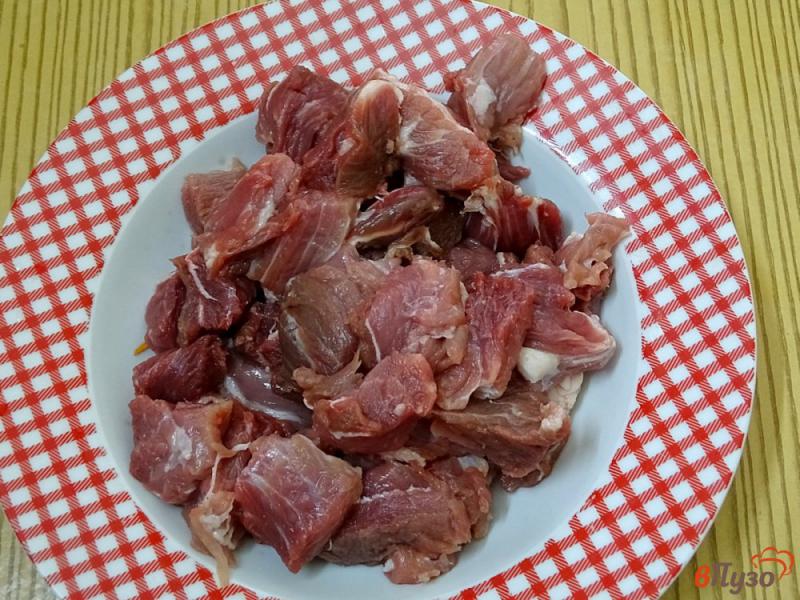 Фото приготовление рецепта: Плов из свинины и шпината шаг №2