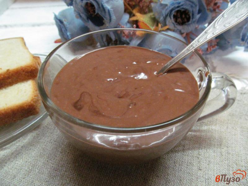 Фото приготовление рецепта: Шоколадный крем на сливочном мягком сыре шаг №4