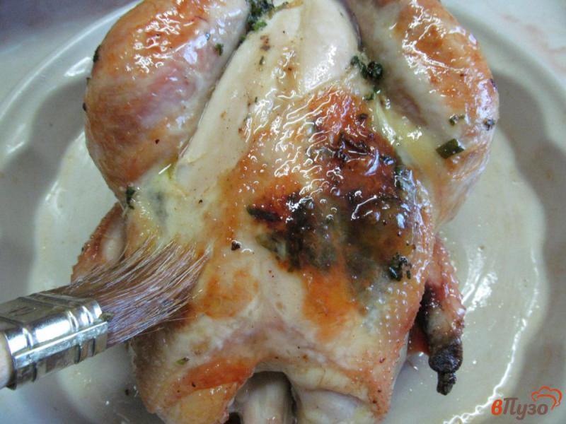 Фото приготовление рецепта: Запеченная курица с травами шаг №5