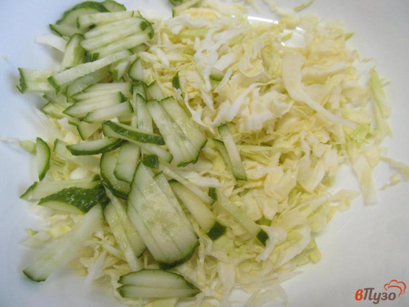 Фото приготовление рецепта: Салат из капусты с редисом шаг №1