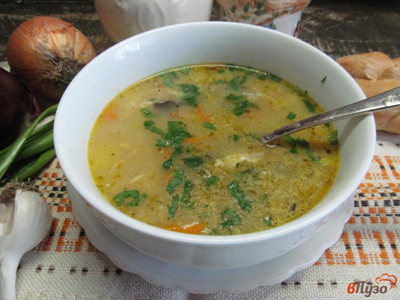 Фото приготовление рецепта: Суп из квашеной капустой и пшеном шаг №7