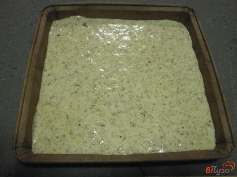 Фото приготовление рецепта: Бисквитно - ореховый торт с тыквенным и сливочным кремом шаг №5