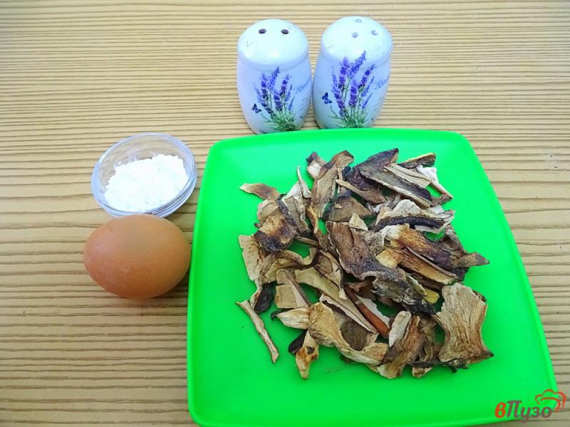 Фото приготовление рецепта: Суп-лапша из сушёных грибов и домашней лапши шаг №1