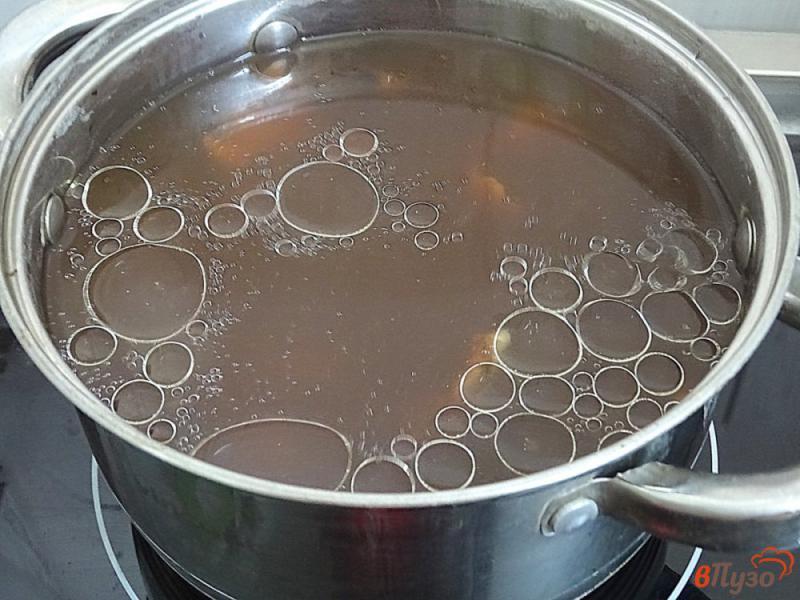 Фото приготовление рецепта: Суп-лапша из сушёных грибов и домашней лапши шаг №13