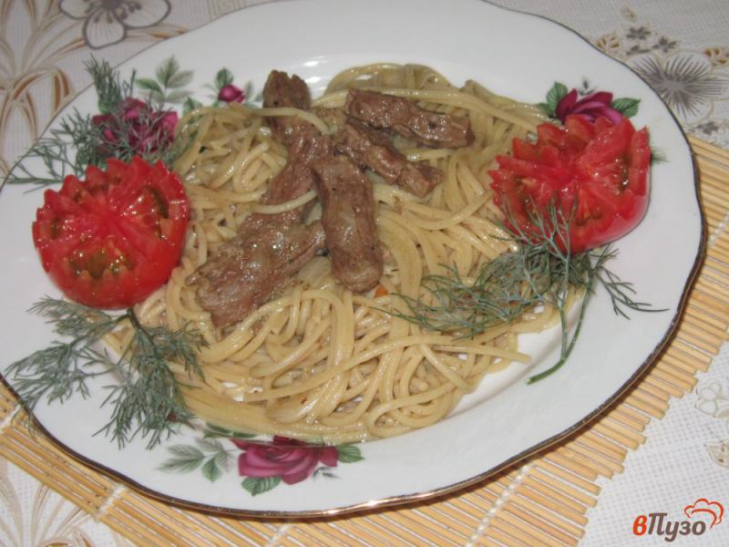Фото приготовление рецепта: Говядина со спагетти шаг №6