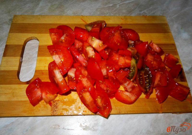 Фото приготовление рецепта: Гречка с овощами и колбасой шаг №6