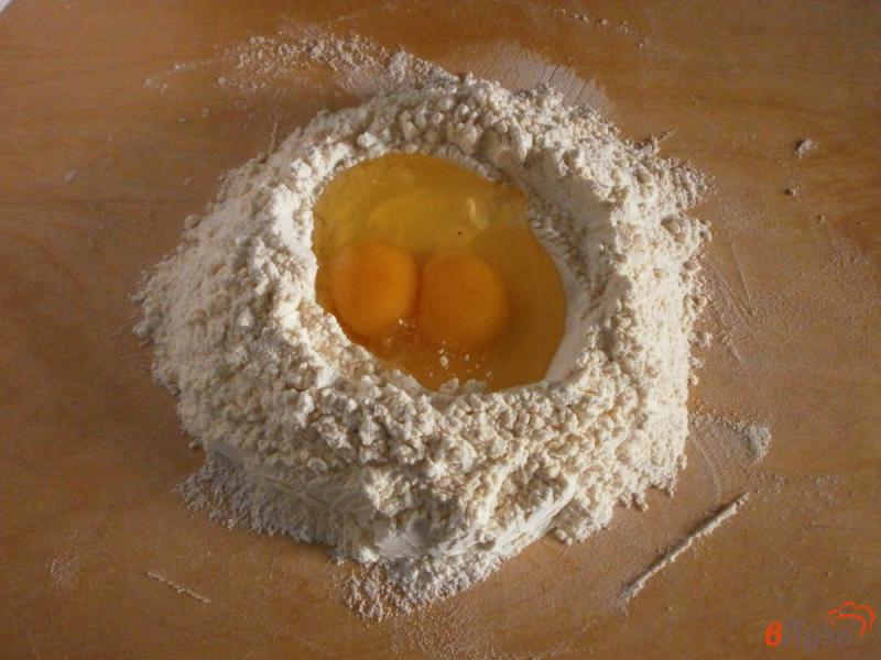 Фото приготовление рецепта: Паста « платочки»  с сёмгой и цуккини шаг №3