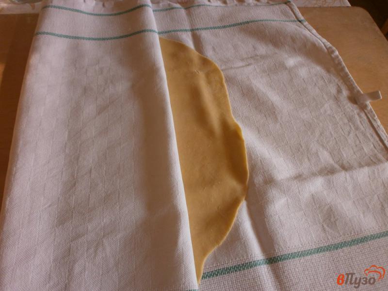 Фото приготовление рецепта: Паста « платочки»  с сёмгой и цуккини шаг №7