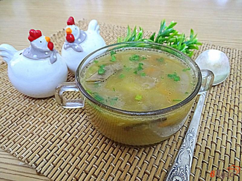 Фото приготовление рецепта: Гороховый суп с грибами по белорусски шаг №7