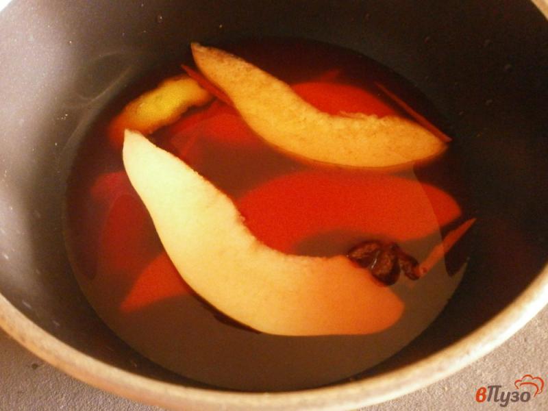 Фото приготовление рецепта: Десерт из рисового крема с айвой гренадин шаг №9