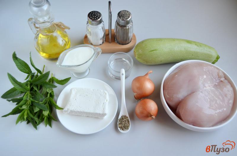 Фото приготовление рецепта: Шашлык из куриного филе с овощами + рецепт соуса шаг №1