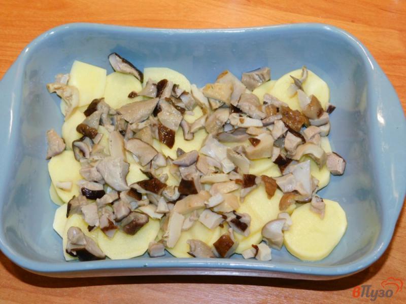 Фото приготовление рецепта: Картофельная запеканка под шубой шаг №1