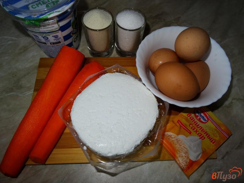 Фото приготовление рецепта: Творожная запеканка с морковью шаг №1