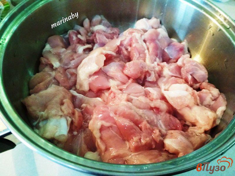 Фото приготовление рецепта: Запеченная куриная мякоть бедра в панировке шаг №1