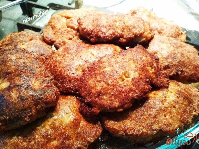 Фото приготовление рецепта: Запеченная куриная мякоть бедра в панировке шаг №12